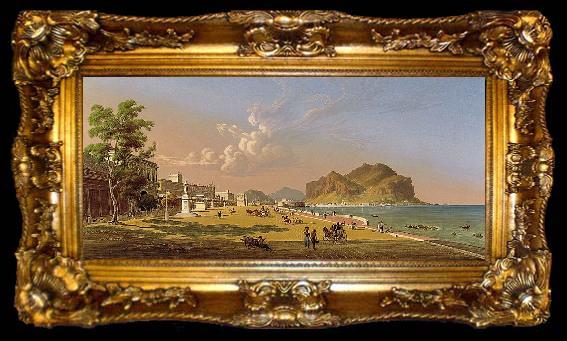 framed  Robert Salmon Vista de Palermo, ta009-2